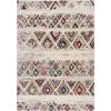 4' X 6' Cream Southwestern Area Rug