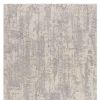 5' X 8' Grey Abstract Area Rug