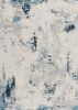 8' X 10' Blue Abstract Dhurrie Area Rug