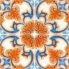 7" X 7" Queen Mosaic Removable  Peel And Stick Tiles