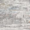 4' X 6' Gray Abstract Irregular Blocks Area Rug