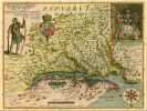 24" X 32" Map Of Virginia C1627 Vintage  Poster Wall Art