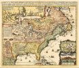Vintage 1773 Map Of British Empire In North America Unframed Print Wall Art