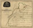 20" X 24" Map Of Kentucky Mammoth Cave Vintage Poster Wall Art