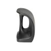 Cobbler's Tool Matte Black Metal Bookends
