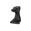 Distressed Black Anvil Bookends