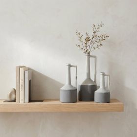 White And Gray Jug Vase