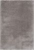 4' X 6' Gray Modern Solid Shag Area Rug