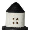White Jumbo Rustic Wooden Lighthouse