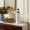 White Jumbo Rustic Wooden Lighthouse