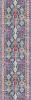 2' X 6' Navy Oriental Area Rug