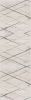 8' Runner Gray and Ivory Geometric Runner Rug