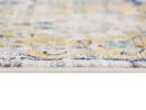 6' Runner Blue and Yellow Floral Area Rug