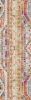 8' Runner Gold and Ivory Southwestern Runner Rug