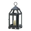 Modern Black Mini Lantern For Contemporary Decor