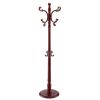 Coat Rack Freestanding, Wooden Coats Rack Stand with Weighted Base & 11 Hooks, Free Standing Hall Coat Tree for Entryway, Bedroom, Living Room