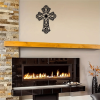 CIFbuy Modern and Fashionable Creative Decorative Metal Wall Arts Embellished with Beautiful Vintage - Style Crosses for Wall Decor - Premium - Grade