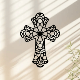 CIFbuy Modern and Fashionable Creative Decorative Metal Wall Arts Embellished with Beautiful Vintage - Style Crosses for Wall Decor - Premium - Grade