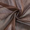 2 Piece Semi Sheer Voile Window Drapery Curtain Grommet Panels for Bedroom & Living Room (54" W x 84" L, Chocolate Brown)