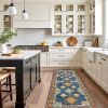 100% Non Slip Kitchen Rugs Sets of 3 Washable Boho Kitchen Mats for Floor Vintage Farmhouse Kitchen Rug Soft Runner Rug for Hallway, Laundry Room