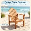 Stackable Adirondack Chairs Outdoor  Patio Furniture -Excluding side tables