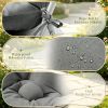 Set of 2 High-Back Chair Cushions with Adjustable Height for Office Chair Ergonomic Seat Pad Support Comfort