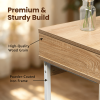 Side End Table, Nightstand, Bedside Table with Drawer and Storage Shelves, Sofa Table for Living Room, Bedroom, Accent Furniture, Easy Assembly