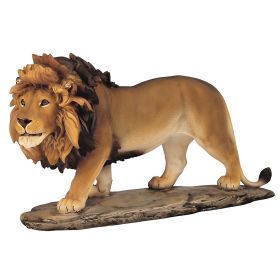 7"H Lion Walking Figurine Home Decor Gift