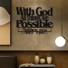 CIFbuy Vintage Farmhouse iron Wall Art with Inspirational Bible Verses for Home Church Prayer Room Decor(TikTok, temu pick-up service)