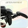 Modern Black PU Leather Swivel Recliner Chair with Footrest RV Armchair for Living Room Comfortable And Stylish Design