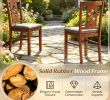 Set of 4 Linen Style Upholstered Kitchen Chairs with Wood Frames - Dining Room Seating with Classic Elegance