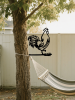 CIFbuy Vintage Farmhouse Style Outdoor iron Garden Decor Art Wall Sign(TikTok, temu pick-up service)
