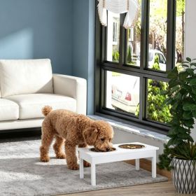Elevated Dog Bowls with Easy to Clean and Non-Slip Base 12 Inches