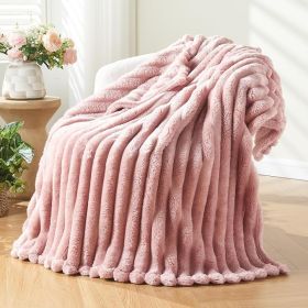 Super Soft Throw Blanket Premium Silky Flannel Fleece