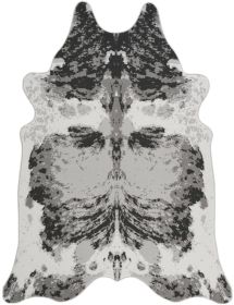 Hide GC_CHD1007 Gray 5 ft. x 7 ft. Area Rug