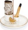 Multifunction Incense and Candle Holder for Burning Sage, Palo Santo