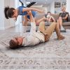LOOM & LUXE Collection 2X8 Cream/Ivory/Bordered Non-Shedding Living Room Bedroom Dining Home Office Stylish and Stain Resistant Area Rug