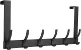 Over The Door Hooks, Door Hanger Hooks for Hanging, Over The Doors Towel Racks for Bathroom with 12 Coat Hook