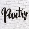 CIFbuy Metal Baked Paint Pantry Sign Wall Art Modern Kitchen Pantry Decor (TikTok, temu pickup)
