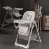 Adjustable Baby High Chair 0-6 Years – Portable Infant Feeding Seat with Safety Belt, Silent Lockable Wheels & Easy-Clean Design for Home, Dining