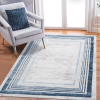 MARFI Collection 120*93 inch inch inch Blue / Ivory / Bordered Area Rug