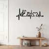 CIFbuy Industrial Vintage Love Sign Metal Wall Art Romantic Anniversary Gift Home Decor for Living Room Bedroom(TikTok, temu pick-up service)