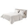 King Duvet Cover Set, 100% Cotton, 3 Pieces Bedding Set King Size with 1 Duvet Cover 104 x 90 in and 2 Pillow Shams 20 x 36 in, Soft Breathable