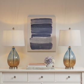 Ombre Glass Table Lamp, Set of 2