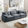Mira 3 Seater Sofa Grey Corduroy (3S)