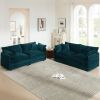 2 - Piece Living Room Set , 2 Pieces Upholstered Loveseat and Couch for Home Office Lounge, Sofa Set of 2