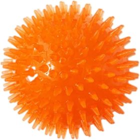 3-Pack 3.5' Squeaky Dog Toy Balls, Floating Dog Pool Balls, Spiky Dog Balls Water Toys, Durable Interactive Fetch Toys for Puppy