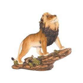 16"W Lion Walking Figurine Home Decor Gift