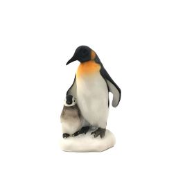 2"H Penguin with Baby Figurine Home Decor Gift