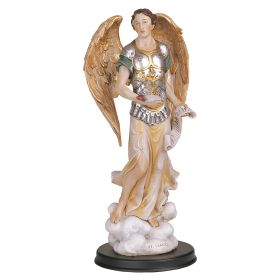 12"H Archangel Gabriel The Messenger Angel Holy Figurine Home Decor Gift